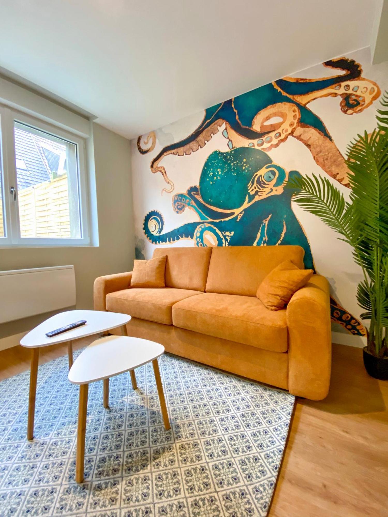L'Octopus - Appartement 2 Adultes 2 Enfants Jardin, Proche Centre Et Plage Le Portel Exterior photo